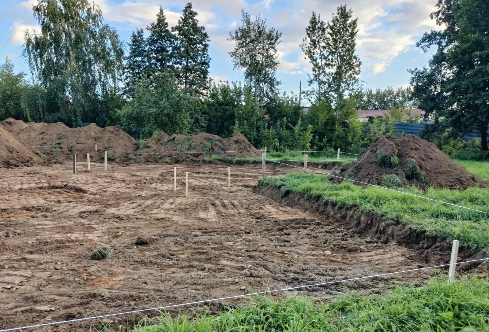 В деревне Люберец начали работы по созданию парка