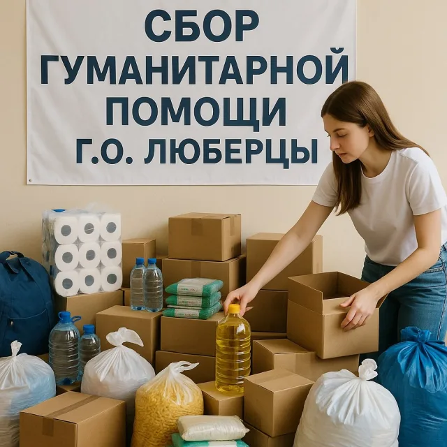Сбор гуманитарной помощи бойцам СВО объявили в Люберцах