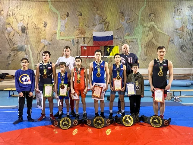 Спортсмены Люберец завоевали семь медалей на турнире по греко-римской борьбе