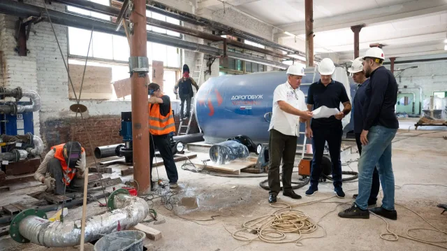 Новые котлы устанавливают в котельной Люберец