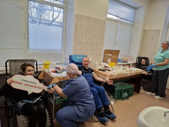 Более 23 литров крови сдали сотрудники предприятия Люберц