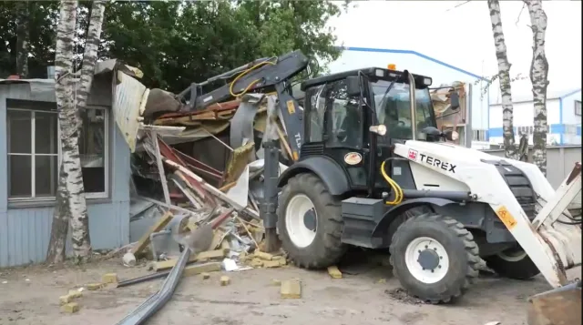 Очередную незаконную точку общественного питания демонтировали в Люберцах