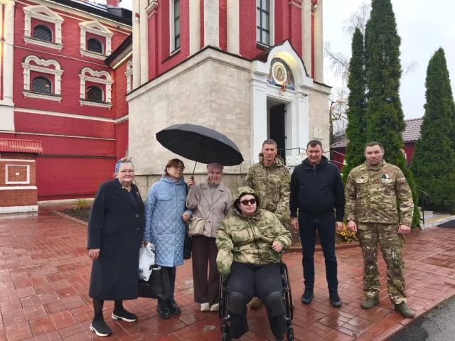 Участники СВО из Люберец приняли участие в богослужении в Храме Казанской иконы Божией Матери