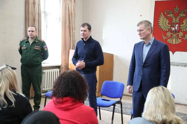 Владимир Волков встретился с семьями мобилизованных из Люберец