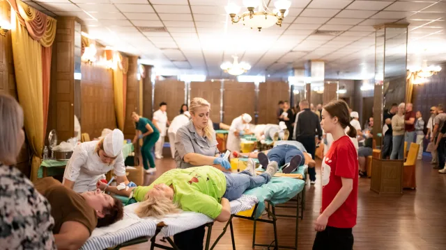 Жители Люберец могут стать донорами крови и помочь пациентам госпиталя