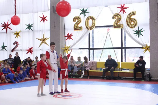 Более 200 спортсменов приняли участие в новогоднем турнире по самбо в городском округе Люберцы