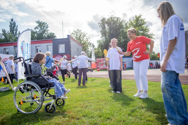 В Люберцах отметили День физкультурника с площадкой по адаптивному спорту
