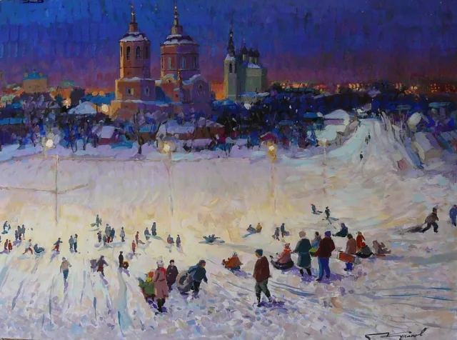 Выставка живописи и графики «Русская зима» пройдет в Люберцах