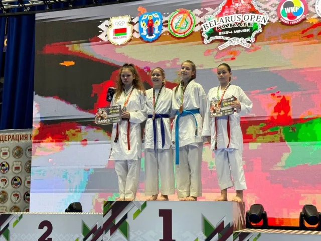 Люберецкие каратисты завоевали три медали на международных соревнованиях «Belarus open» 