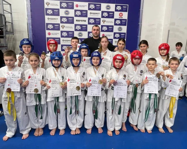 Более ста медалей завоевали спортсмены Люберец на турнире по тхэквондо «Кубок Кремля»