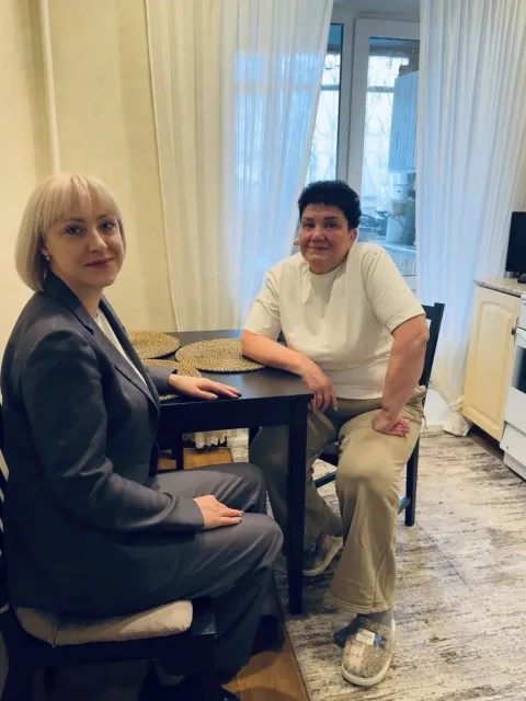 Заместитель главы Люберец встретилась с матерью погибшего участника СВО