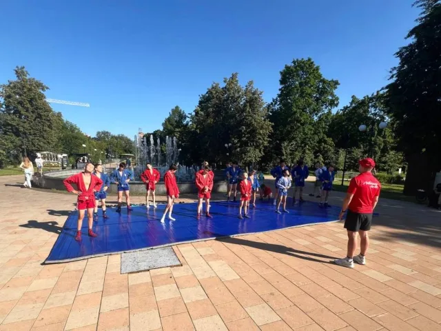 В Люберцах в рамках партпроекта прошла открытая тренировка по самбо