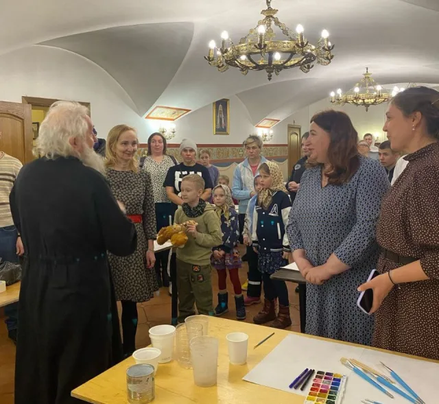 В Люберцах организовали мастер-класс по созданию мозаики для детей