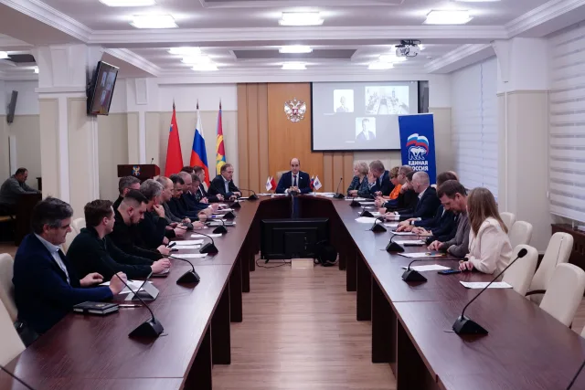 Первое в этом году заседание фракции партии «Единая Россия» прошло в Люберцах