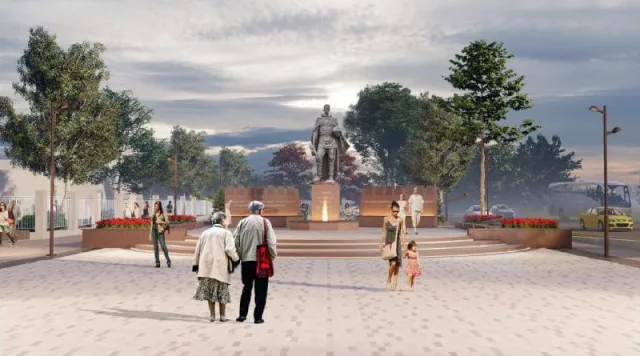 Реконструкция мемориального комплекса «Вечный огонь» стартовала в Люберцах