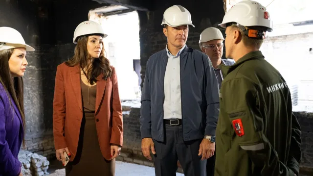 Строители приступили к отделочным работам в здании Ухтомской больницы в Люберцах