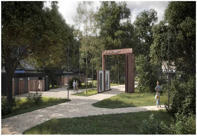 Работы по благоустройству начались на территории Томилинского лесопарка вблизи Большого Люберецкого карьера