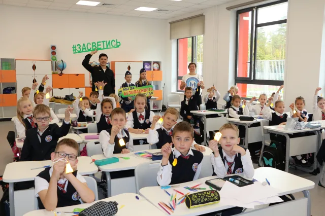 Школьникам Люберец рассказали о важности использования световозвращающих элементов