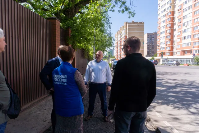 В Люберцах партийцы проинспектировали строительство дорожной развязки