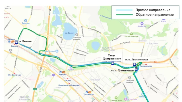С 19 апреля изменится схема движения маршрута №501, следующего из Люберец