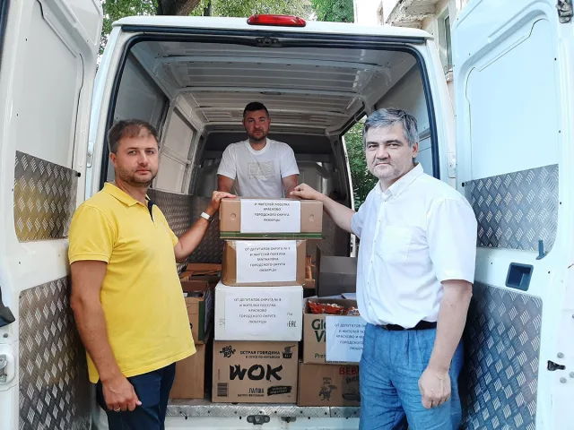 Депутаты Люберец передали гумпомощь военнослужащим в зону СВО