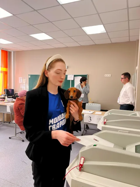 Жители Люберец могут прийти на избирательные участки с четвероногими друзьями