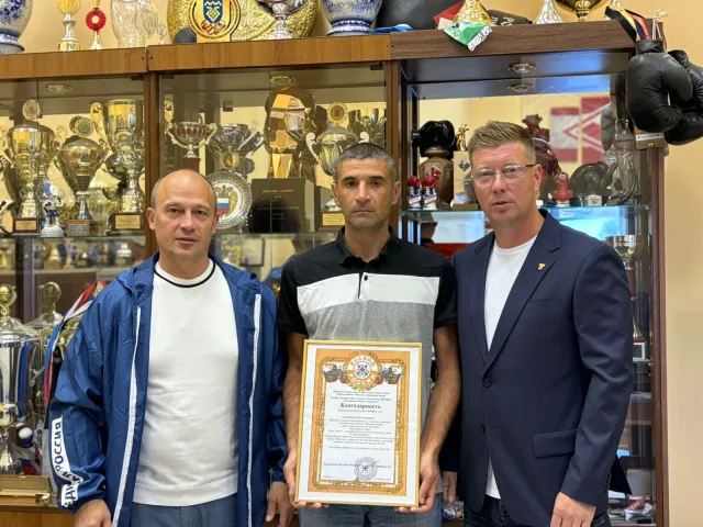 Благодарностью учебно-методического и тренировочного центра ВОСВОД отметили люберчанина, спасшего утопающего