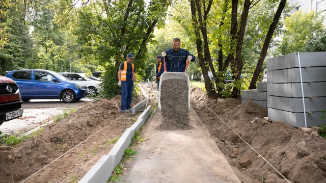В Люберцах завершаются работы по обустройству «народных троп»