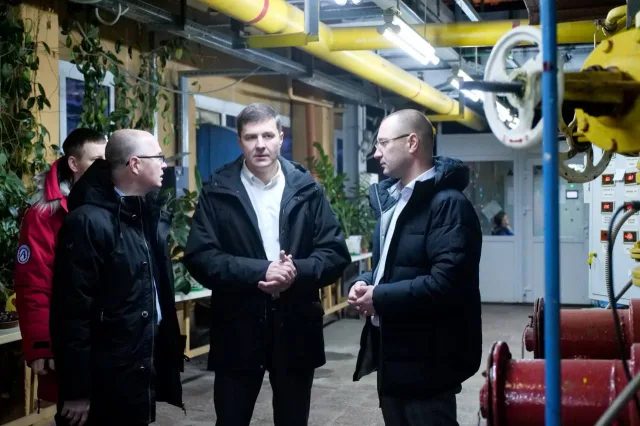 Владимир Волков проверил работу котельной в поселке Люберец