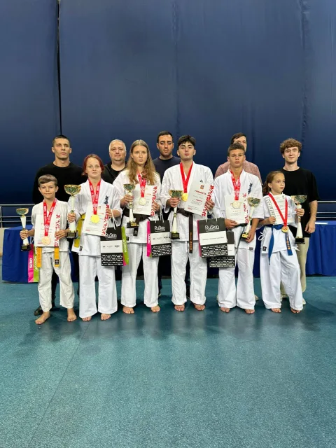 Спортсмены Люберец выиграли три медали на соревнованиях по киокусинкай каратэ