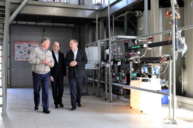 Владимир Ружицкий проверил работу котельной в поселке Люберец