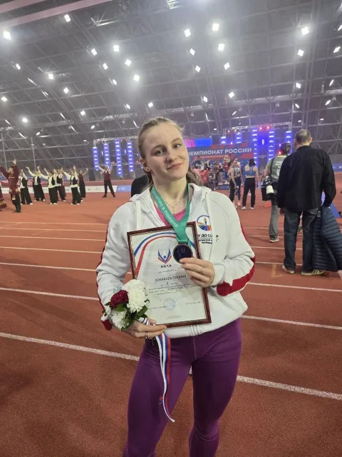 Спортсменка из Люберец стала серебряным призёром чемпионата России по лёгкой атлетике