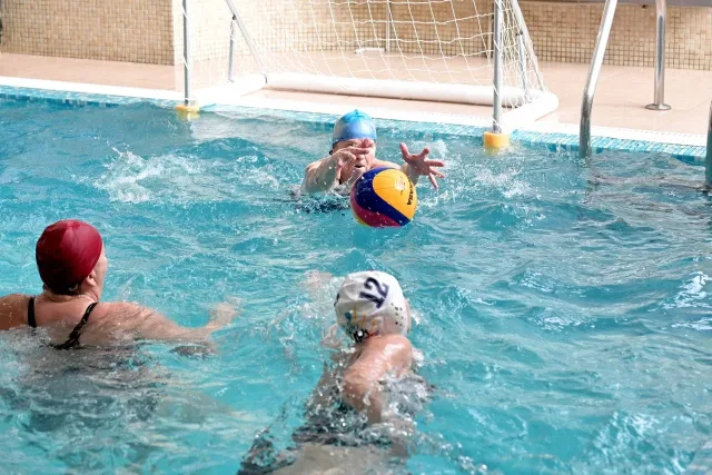 Команда Люберец заняла третье место в турнире по мини-водному поло среди долголетов