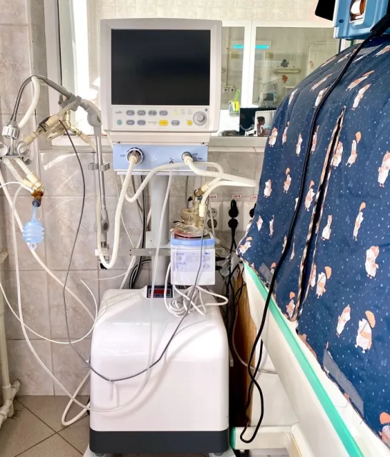 Аппарат ИВЛ для новорожденных поступил в отделение МОЦОМД в Люберцах