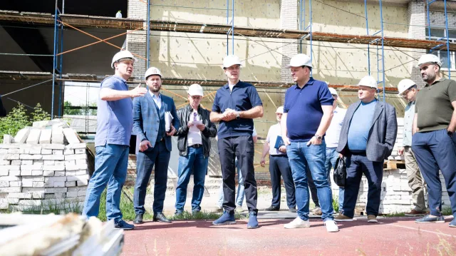 На 50% выполнена чистовая отделка здания спортивной школы олимпийского резерва Люберец