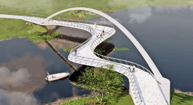 В текущем году в Люберцах построят пешеходный мост через реку Македонку