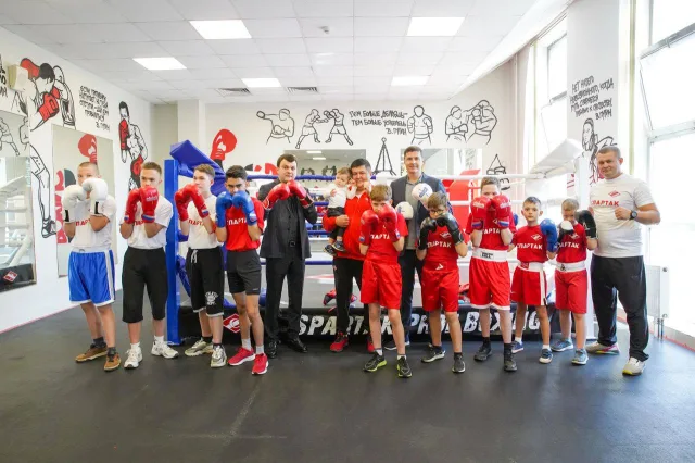 Владимир Волков принял участие в торжественном открытии нового зала бокса в ДС Люберец