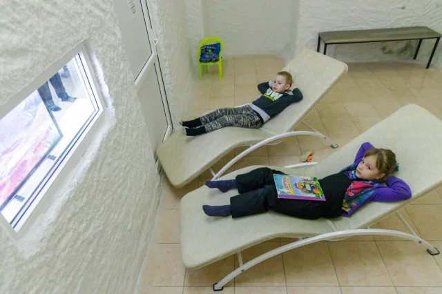 В детской поликлинике Люберец начала работать соляная пещера