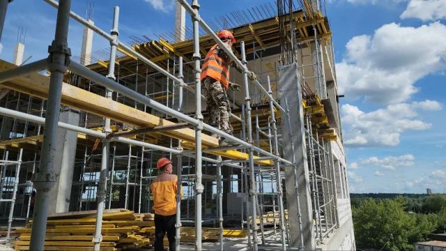 В посёлке Люберец на 50 процентов выполнено строительство новой поликлиники