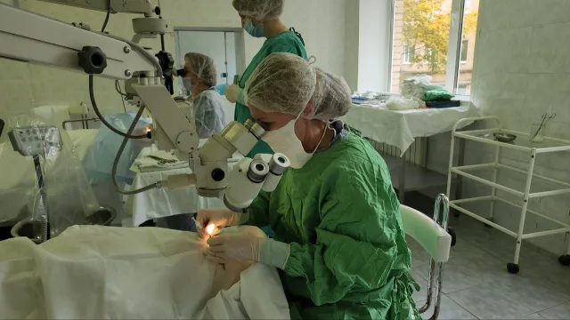 Более 1, 8 тыс. пациентам за год в Люберцах провели операцию по замене хрусталика