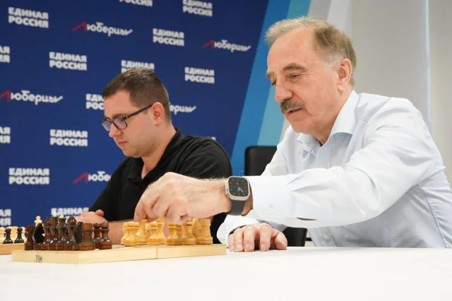Владимир Ружицкий принял участие в Люберцах в любительском турнире по шахматам