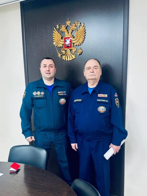 Зубкову Сергею вручили медаль Российского союза спасателей «За наставничество»