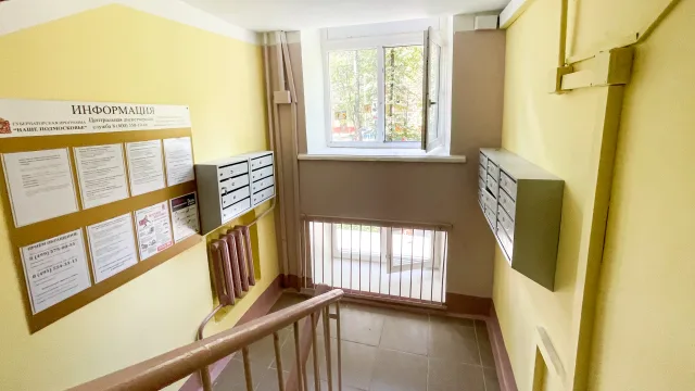 В Люберцах продолжается ремонт подъездов жилых домов  